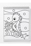 Erasable and Reusable A5 Size Sea Creatures Coloring and Educational Activity Notebook - 5