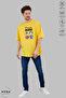 Unisex Crew Neck Tom Printed Cotton Oversize Short Sleeve T-Shirt - 2