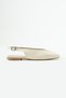 Vaghessa Lumira Women's Shoes Ballet Flats Slingback Ballet Flats with Open Back - 3