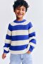 Rib-knit cotton jumper