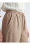 Trendlucky Women's Dobby Pants with Elastic Waist with Difference in Color - 3
