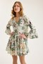 Animal Floral Printed Dress