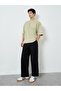 Men Green Crew Neck Boxy Fit T-Shirt with Pocket - 2