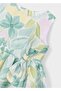 Floral Dress 5-10 Years Green - 4