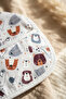 Bubu Bear Set of 2 Long Sleeve Waterproof Baby Bibs - Stain Resistant with Teddy Bear Pattern Blw and Akti - 6