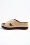 Unisex Cross-Strapped Orthopedic Sole Women's Slippers - Soft Insole - 6