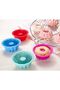 6 Pieces Mini Silicone Cake Pastry Mold Muffin Cupcake Colored Molds - 3