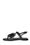 26S-8048 Black Women's Flat Sandals - 3