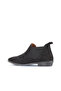 Black Nubuck Women's Flat Boots - 4