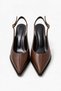 Women's Black 7 Centimeter Heel Pointed Toe Women's Classic Leather Heeled Shoes Non-Slip Sole - 5
