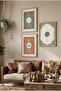 Allah and Muhammad Word Written Calligraphy Triple Wooden Tabletop Natural Wood Framed Home and Business Tabletop - 3