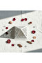 White Pyramid Incense Burner — Geometric Lattice with Gold Bowl - 3