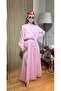 Elisa Premium Vual Fabric Flounce Set - Layered Lolan Detailed Hijab Set - 3
