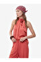 X Melis Ağazat - Blouse with Rose Appliqué Detail and Tie at the Halter Neckline - 3