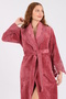 Şalyaka Bamboo Cotton Lace Women's Bathrobe Soft Textured Stylish - 2