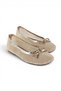 Beky Women's Mesh Ballerinas with Bow Detail - 4