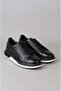 Select 278 genuine leather casual men's shoes black - 2