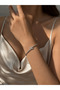 Yvoria Snake Detailed Zircon Stone Bracelet