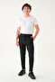 Lycra Drawstring Fabric |   Slim Fit Men's Trousers - 4