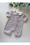 Full Snap Fasteners Baby Boy Summer Jumpsuit - 100% Cotton