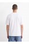 Puerto Rico Oversize Fit Men's T-Shirt - White - C101 - 2