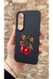 Vivo V70 Fe 5g Compatible Cherry Bow Leopard Pattern Silicone Shock-Absorbing Classic Protected Rubber Case - 4