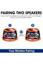 Magnetic Bluetooth Speaker with RGB Light & Phone Holder for Metal Surfaces, Orange - 5