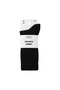 Unisex Cotton Sports Socks, 3-Pack Black - 4