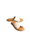 Eliza Cream Genuine Leather Women's Slippers - 3