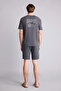 H4574Axar15 Anthracite New Regular Fit Short Sleeve Top and Shorts 2-Piece Set - 7