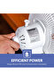 8-Inch 2-in-1 Adjustable Clip-on & Table Fan with Quiet Copper Motor - 7