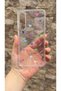 Galaxy S25 Fe Compatible Colorful Mini Heart Patterned Transparent Shock Absorbing Clear Case with Camera Protection - 2