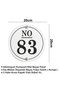 Apartment-Villa-Garden - Door Number 20X20Cm Outdoor (Customizable) White Floor - 3