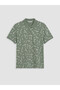 Esvab • Modern & Distinctive Devrik Roba Collar Embroidered Pique Men's T-Shirt - 6