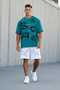 Unisex 100% Cotton Oversize Shorts and T-Shirt Set - Premium Printed Summer Set - 2