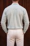 Nairobi mint colored soft linen look half oversize comfortable fit shirt - 4