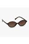 نظارات شمسية نسائية بيضاوية رفيعة من ليوبارد MT659 CD07 - 3