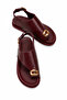 Calivora Cherry Rustic Women's Buckle Flat Comfortable Sole Stylish Daily Flip-Flop Sandals - 3