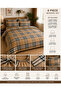 6-Piece Printed Cotton Bedding Set – Fitted Sheet, Duvet Cover & 4 Pillow Cases - 2