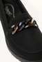 Comfortable Lace-Up Casual Sneaker Women's Shoes Black Sports Shoes - 7