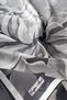Black Peony Pattern Tivil Silk Scarf - 2