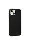 Apple iPhone 14 Plus Compatible Case Asian Leather Silicone - Black - 2