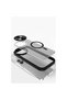 Apple iPhone 11 Compatible Case Telescope Lens Magsafe Silicone Cover - Black - 2