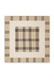 Sand Beige Matrix Pattern Tivil Silk Scarf
