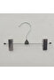 10 Pieces of Nickel Plated Hangers, Galvanized Wire, Skirt and Trouser Hangers 20 cm - 2