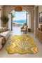 Sdt Fish Theme Patterned Modern Woven Base Decorative Carpet Mosso3505 - 2