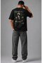 Unisex the Neighbourhood Back Printed Crew Neck T-Shirt, Oversize Rock Band Themed Tshirt - 3
