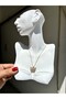 Women's Gold Color Steel Stone Butterfly Necklace - 3