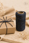 Navy Blue Gold Decorative String 2 mm 50 Meters Packaging Ornament Gift Binding String - Double Colored String - 3