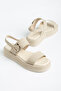 Women's Double-Strap Buckle Detailed Casual Sandals - 2